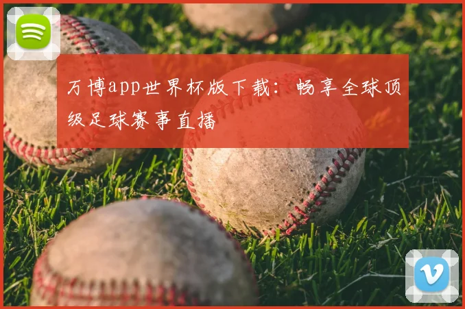 万博app世界杯版下载：畅享全球顶级足球赛事直播